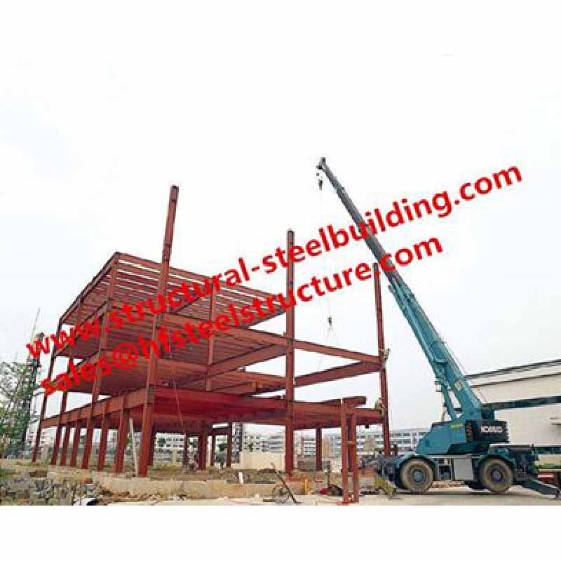0_steel structure building prefabricated and erected in China fabrication