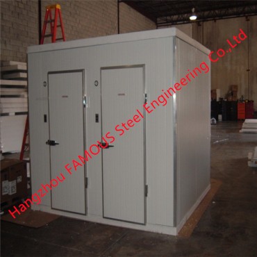 Kuyenda Kwamalonda Mufiriji Yozizira Polyurethane Panel Cold Storage Insulation