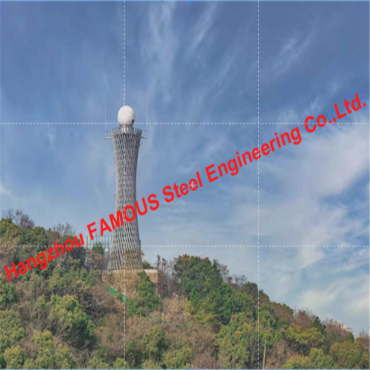 Customized High Prefabricated Chalybe Structure Radar Tempestas Turris Fabricatio