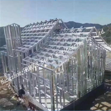 Recyclable Low-naékna padumukan Gedong Light Steel Villa kalawan Métode Konstruksi garing