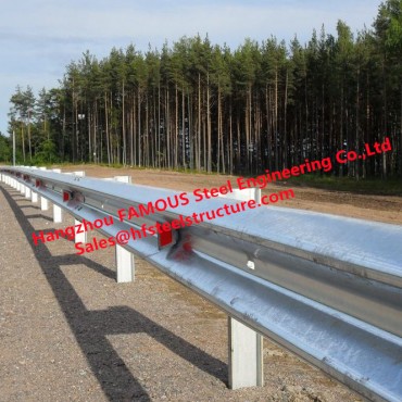 Cost-effective Urban Road Protection W Beam Safety Guard Rail with Zinc coating