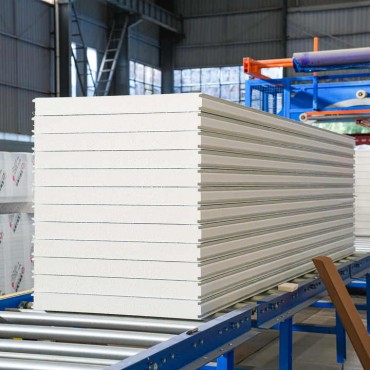 Sina Factory Price spuma Muri Pir Insulated PU Polyurethane Corrugated Sandwico Roofing Panel