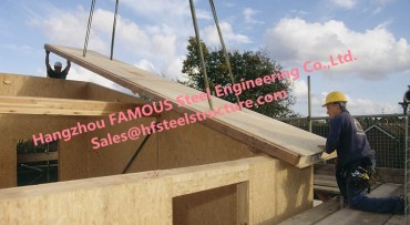 Augstas veiktspējas izolēts zaļš materiāls OSB pārklājums EPS strukturāli izolēts panelis SIP jumta sienas sendvičpanelis
