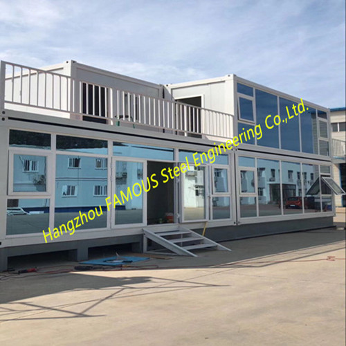 主图Foldable Flat Pack Container House With Glass Facade Decoration For Office Use (6)_副本